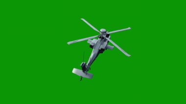 Beyaz üzerinde uçan yeşil İHA