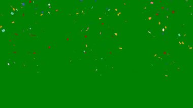 Açık yeşil, renkli kar taneleri olan sarı vektör dokusu bulanık arkaplandaki kar taneleri ve eğimli elementler. Tasarımınız için yeni yıl düzeni.