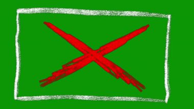 Yeşile boyanmış bayrak yok