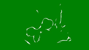 Tasarımı olan soyut yeşil arkaplan.