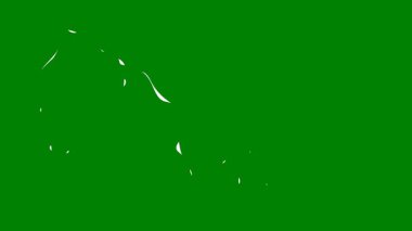 Yeşil ve beyaz çizgileri olan soyut arkaplan