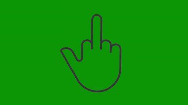 el işaret parmağı simgesi