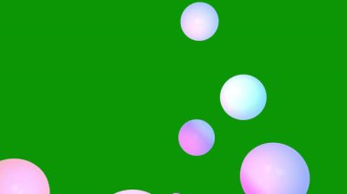 Soyut renkli balonlar. Şenlik partisi. 3 d