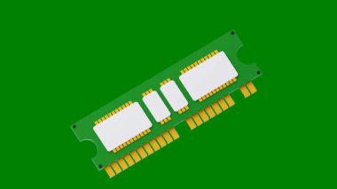 düz dizayn: bilgisayar hafıza kartı. vektör illüstrasyonu