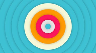 Daire saydam arka plan - eğilim seamless modeli.