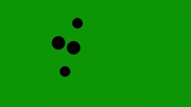 Beyaz Arkaplanda Soyut Siyah Çemberler: Bir Minimalist Beste