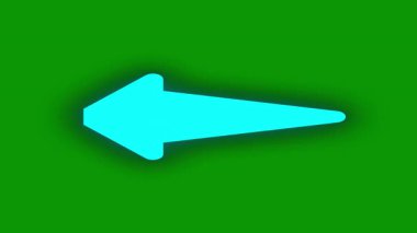 Ok işareti çizimi. Vektör. Yumuşak gölgeli yeşil simge. koyu arkaplanda doğrusal gövde flamingosu.