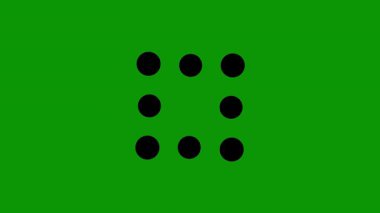 Soyut Siyah Daireler Desen Tasarım Minimalist Grafiksel