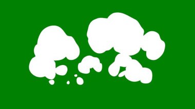 Yeşil el fırça darbeleri, mürekkep, leke, leke. soyut vektör illüstrasyonu.