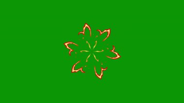 Kırmızı arkaplanda esrar yaprağı.