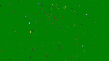 Açık yeşil, düz stil kırmızı vektör çizimi, soyut bir çizim, noel topları, kar taneleri, tabelalar. Yeni yılın arka planı