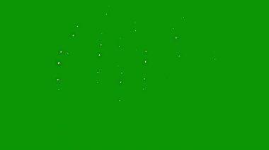 Kar taneleri olan yeşil Noel arkaplanı, kopyalama alanı