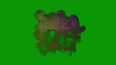 fantezi kaotik renkli fraktal desen. Soyut fraktal şekiller. 3d resimleme arkaplanı veya duvar kağıdı oluşturuluyor