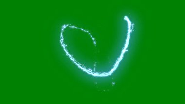 yeşil arkaplanda yeşil yaprak