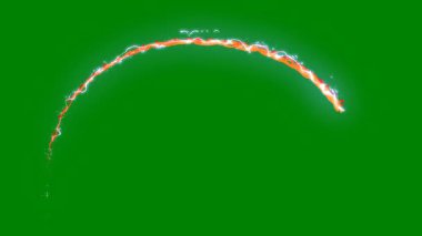 hareket bulanıklığı olan soyut yeşil arkaplan