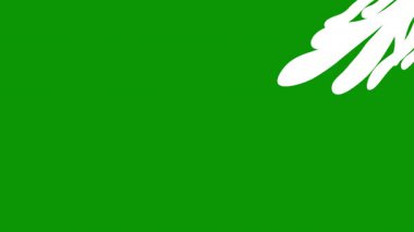 açık yeşil vektör arkaplanı kaotik formlarla.