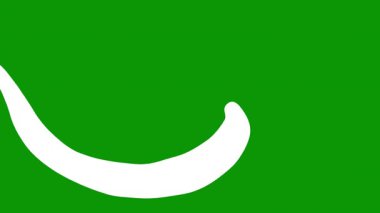 Beyaz arkaplanda yeşil boya sıçraması