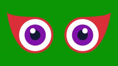 karikatür gözler, vektör, illüstrasyon