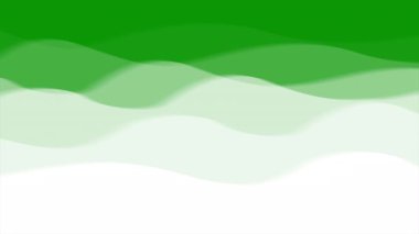 Beyaz bulutlu soyut yeşil arkaplan. vektör illüstrasyonu.