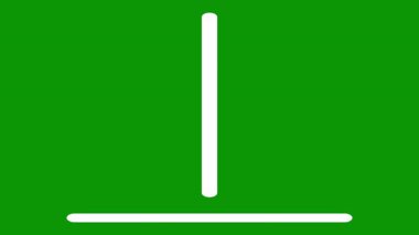 Düz vektör simgesi aşağı ok