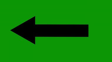 ok düz simgesi, vektör illüstrasyonu