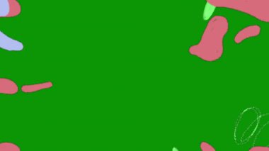 Açık yeşil, çizgileri olan mavi vektör arkaplanı.