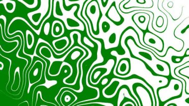 Açık yeşil arkaplanda çizgiler var. Bulanık çizgileri olan renkli çizimler. Reklamınız, posteriniz, afişiniz için en iyi tasarım.