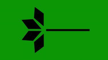 ok düz tasarım simgesi