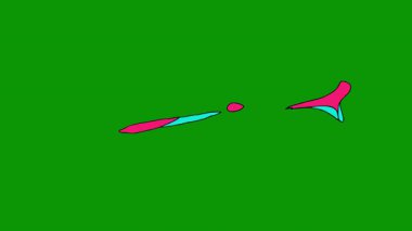 yeşil arkaplanda yeşil yaprak