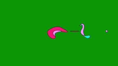 Kırmızı arkaplanı olan yeşil kağıt uçak