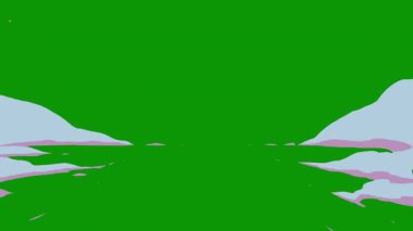 suluboya fırça darbelerine sahip yeşil soyut arkaplan