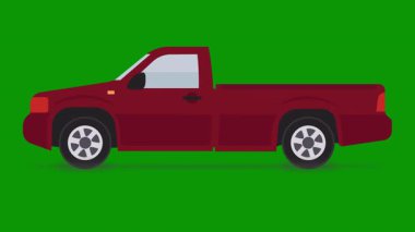 Araba simgesi. Araba vektör simgesi web için düz çizimi