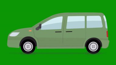 Araba simgesi. Araba vektör simgesi web tasarımı için düz çizimi