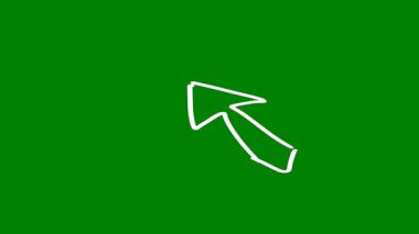 Düz ok simgesi, vektör illüstrasyonu