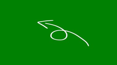 Yeşil yaprak simgesinin vektör illüstrasyonu