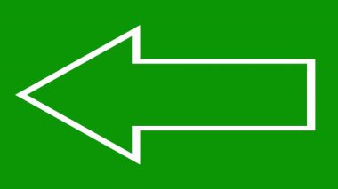 Ok şu ince çizgi vektör simgesi