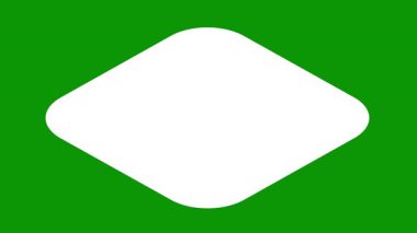 Soyut arkaplan üzerinde ok simgesi yeşili, basit düz biçim