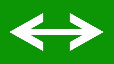 Sol düz vektör simge açmak