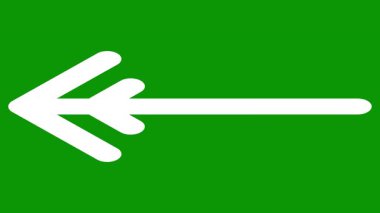 Ok yukarı simgesi. Beyaz arka plan izole edildi. sembol vektör illüstrasyonu.