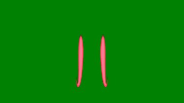 Yeşil zemin üzerine kırmızı Noel ağacı