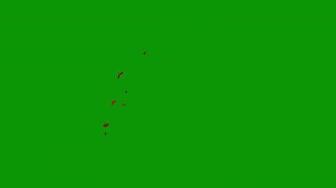 Yıldızlı soyut yeşil arkaplan.