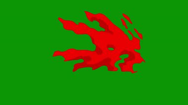 Madagaskar bayrağı, eski doku..