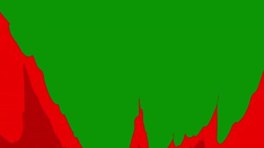 Yeşil ve kırmızı renkli soyut arkaplan.