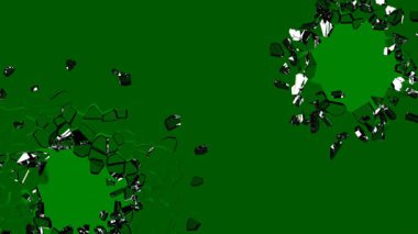 Açık yeşil vektör dokusu, daireli çizgiler.