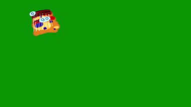 Yılbaşı ya da yeni yıl kartı için renkli bir geçmiş