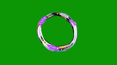 Yeşil bir arka planda izole edilmiş olta