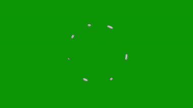 yeşil arka plan. 3D görüntüleme. 3 d