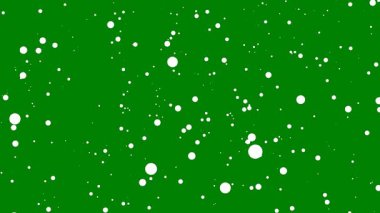 Siyah arka plana düşen yeşil konfeti. Noel kutlaması dekorasyonunun vektör çizimi. Festivalsel arka plan. Yeni yıl ve şenlikli bir geçmiş. Kartpostal, kutlama