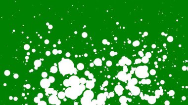 yeşil konfeti arka planı, yeşil arka plan, tatil