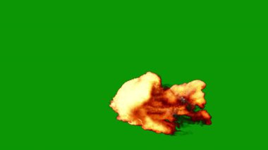 Siyah arka planda yeşil duman. Soyut duman. Pankart için tasarım, poster.